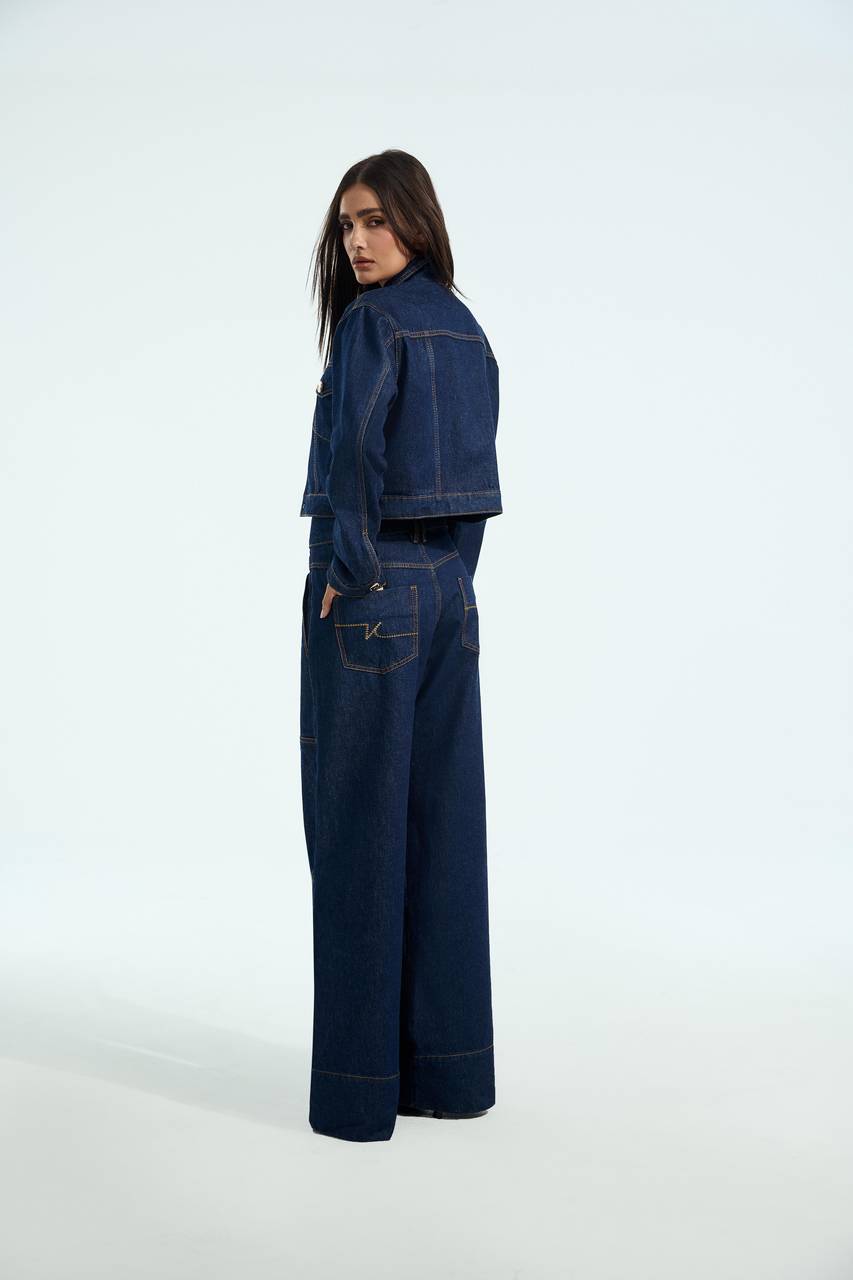 Jaqueta Botões - Jeans Escuro JAQ0003