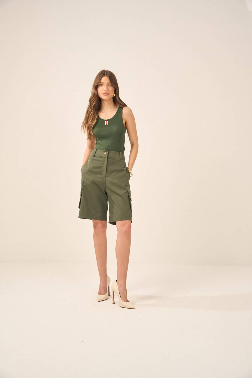 Camiseta Ribana - Verde Militar BLU0008VDMT
