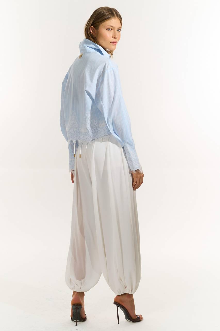 Calça Com Negas - Off White CAL0174OFF