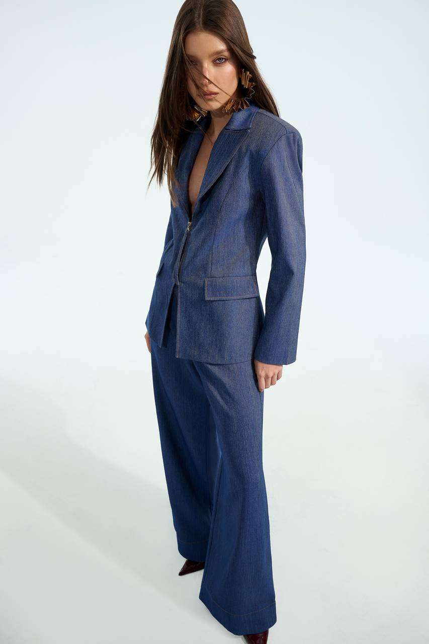Blazer Alfaiataria Denin - Azul Jeans BLZ0011AZ JEANS