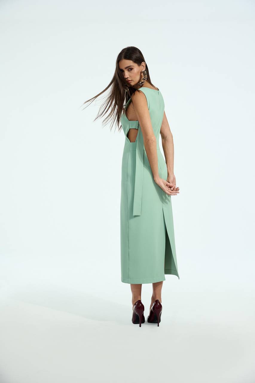 Vestido Midi Em Crepe - Caipirinha VES0018CAI