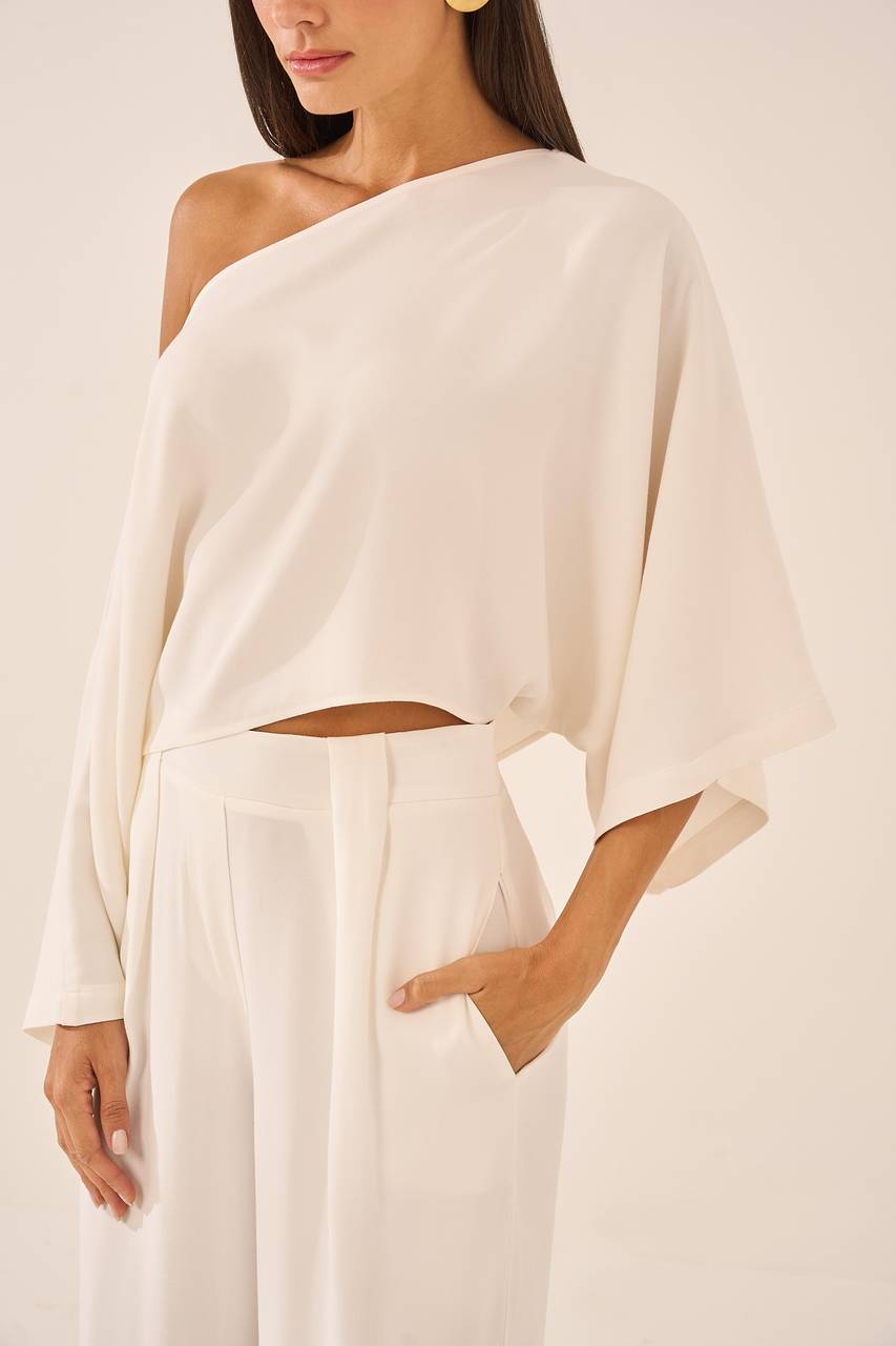 Blusa Ampla Solta - Off White BLU0012OFF