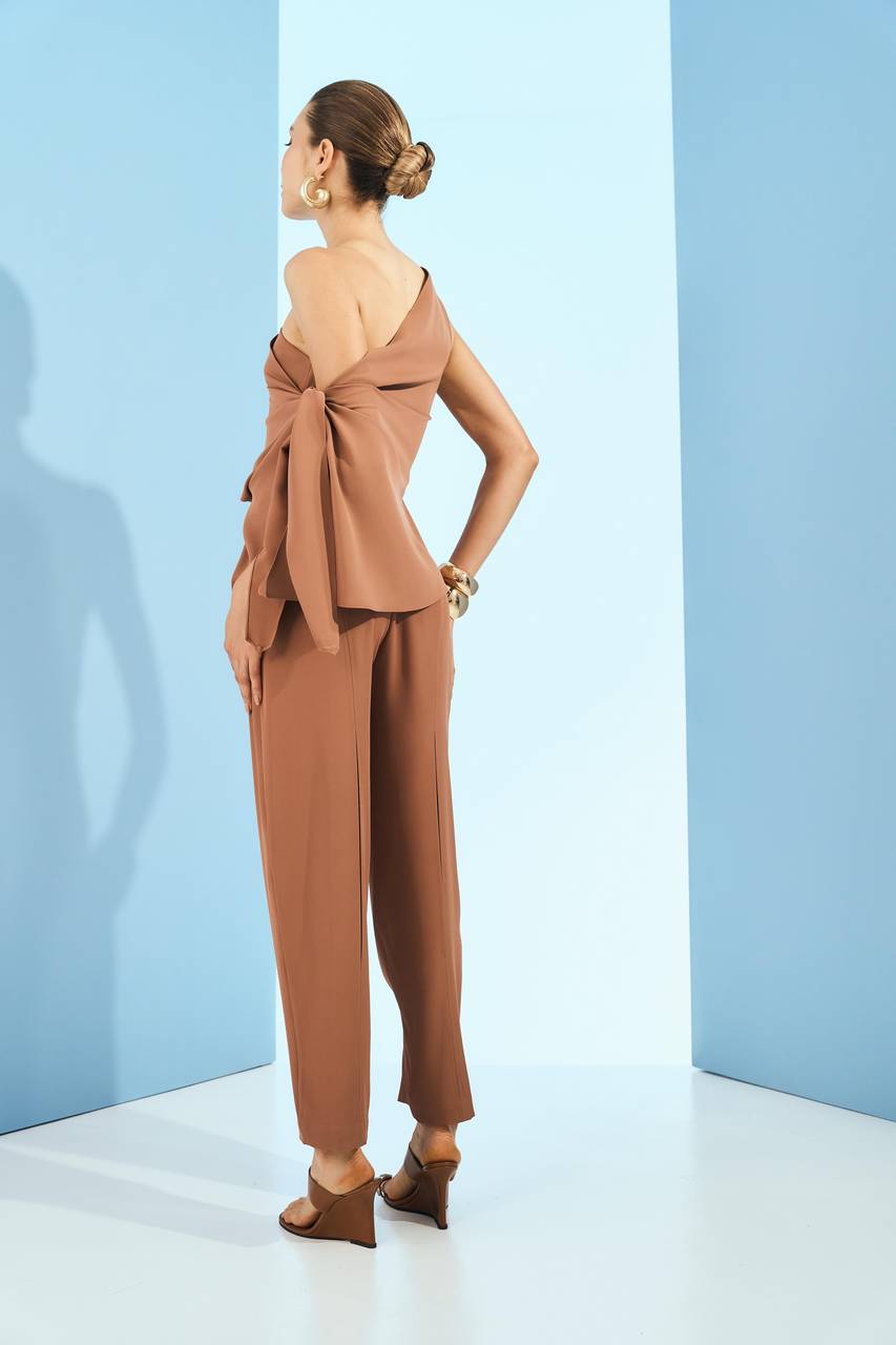 Calça Fenda Sobreposta - Mocha CAL0094MCH