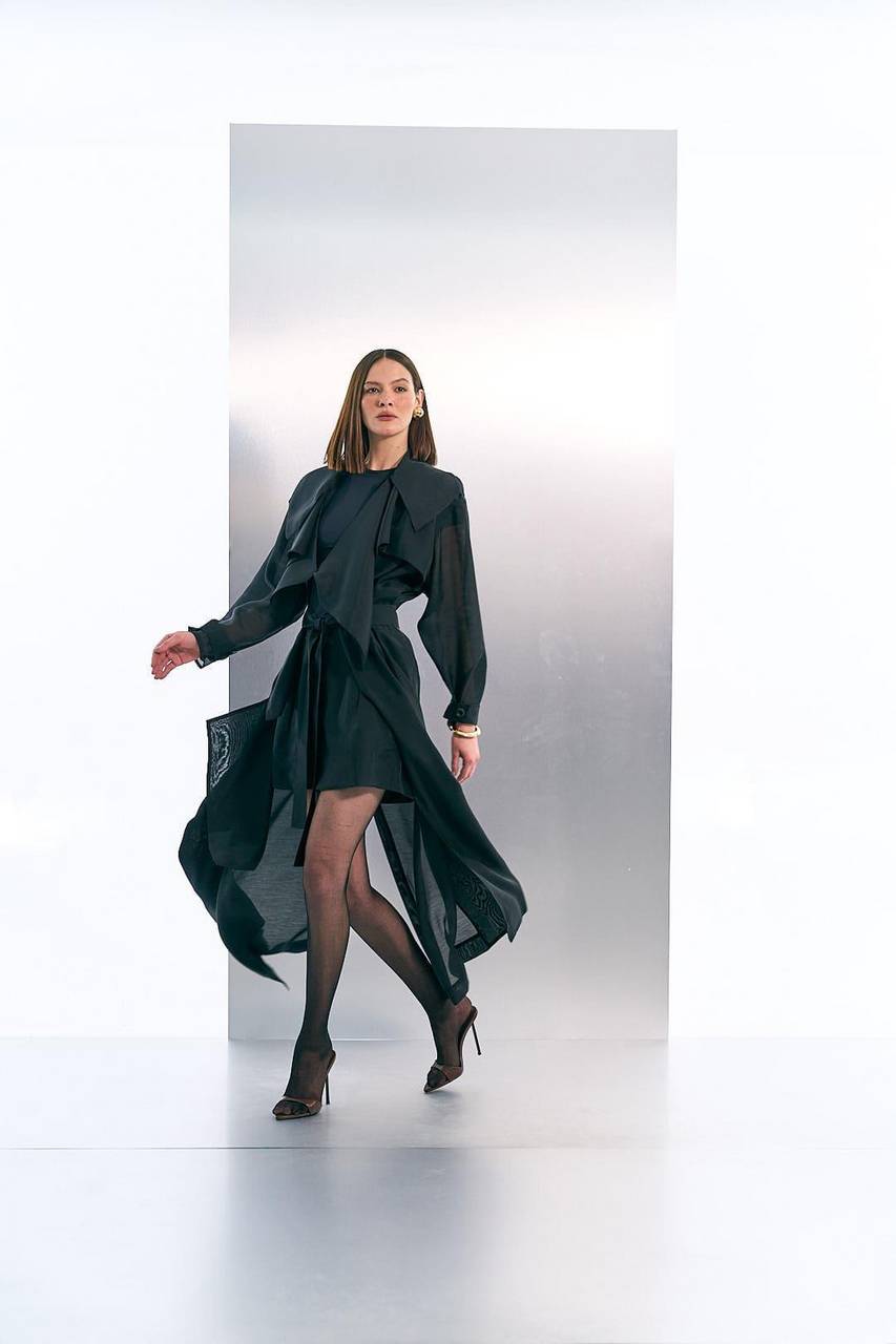 Casaco Sobretudo Com Recortes Frontais - Preto CAS2005PTO