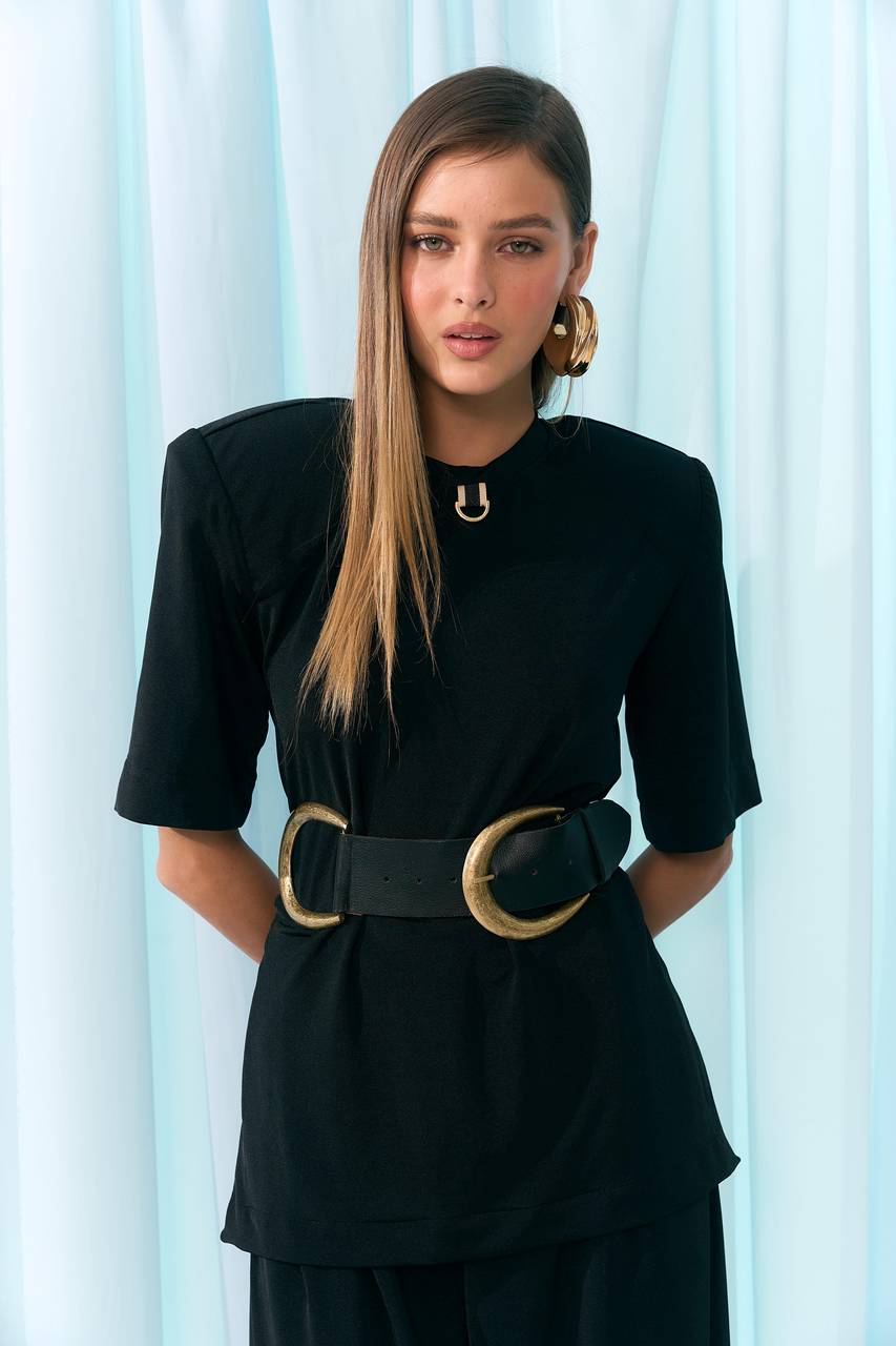 Blusa Shape Max Jersey - Preto BLU2023