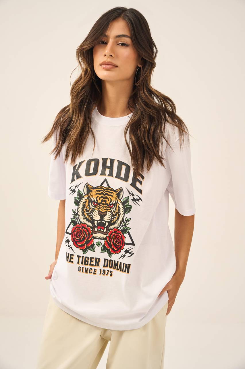 Tshirt Tigre - Branco BLU0006BRA