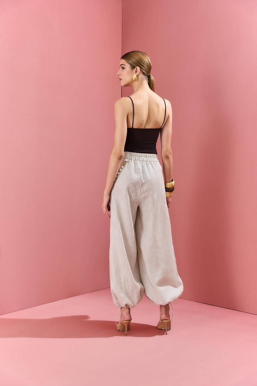 Calça Sloutch Linho - Natural CAL0065NATURAL