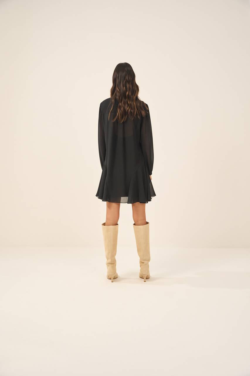 Vestido Mini Boho - Preto VES0002PTO