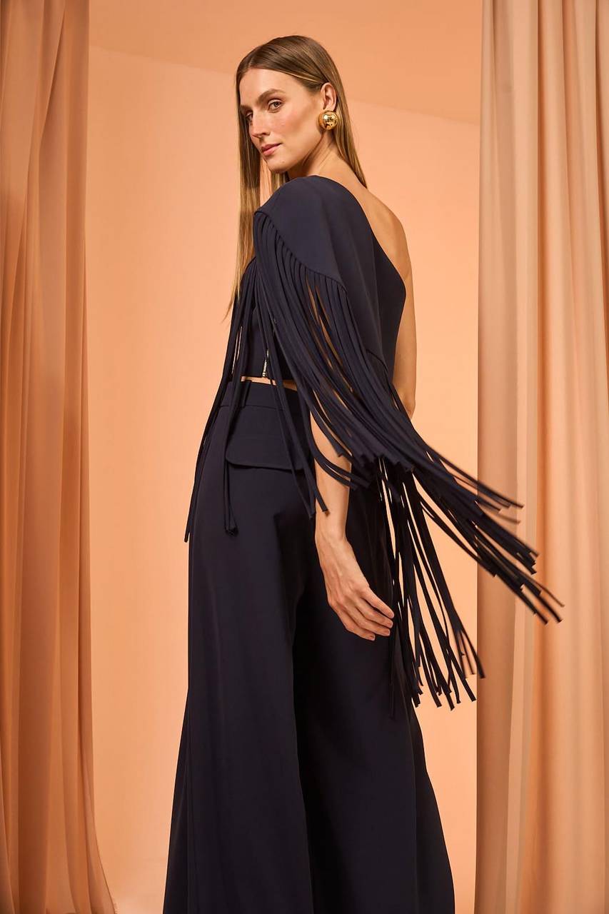Top Maxi Franjas - Marinho BLU2016MAR