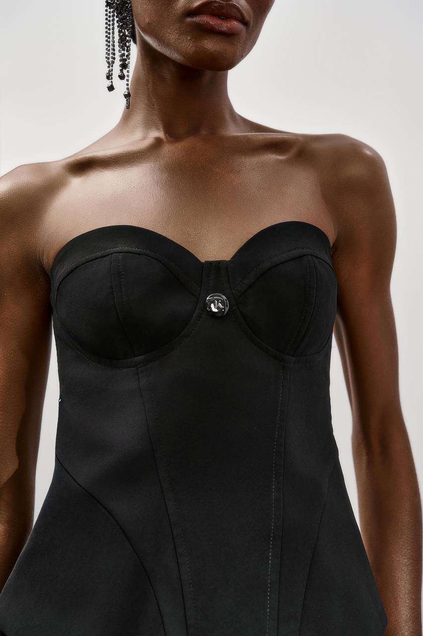 Top Corselet Estruturado - Preto TOP0057PTO