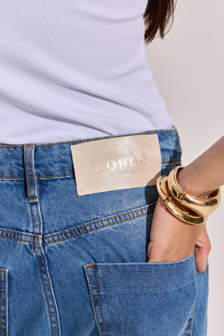 Calça Wide Leg Com Transfer - Jeans CAL0090JEA