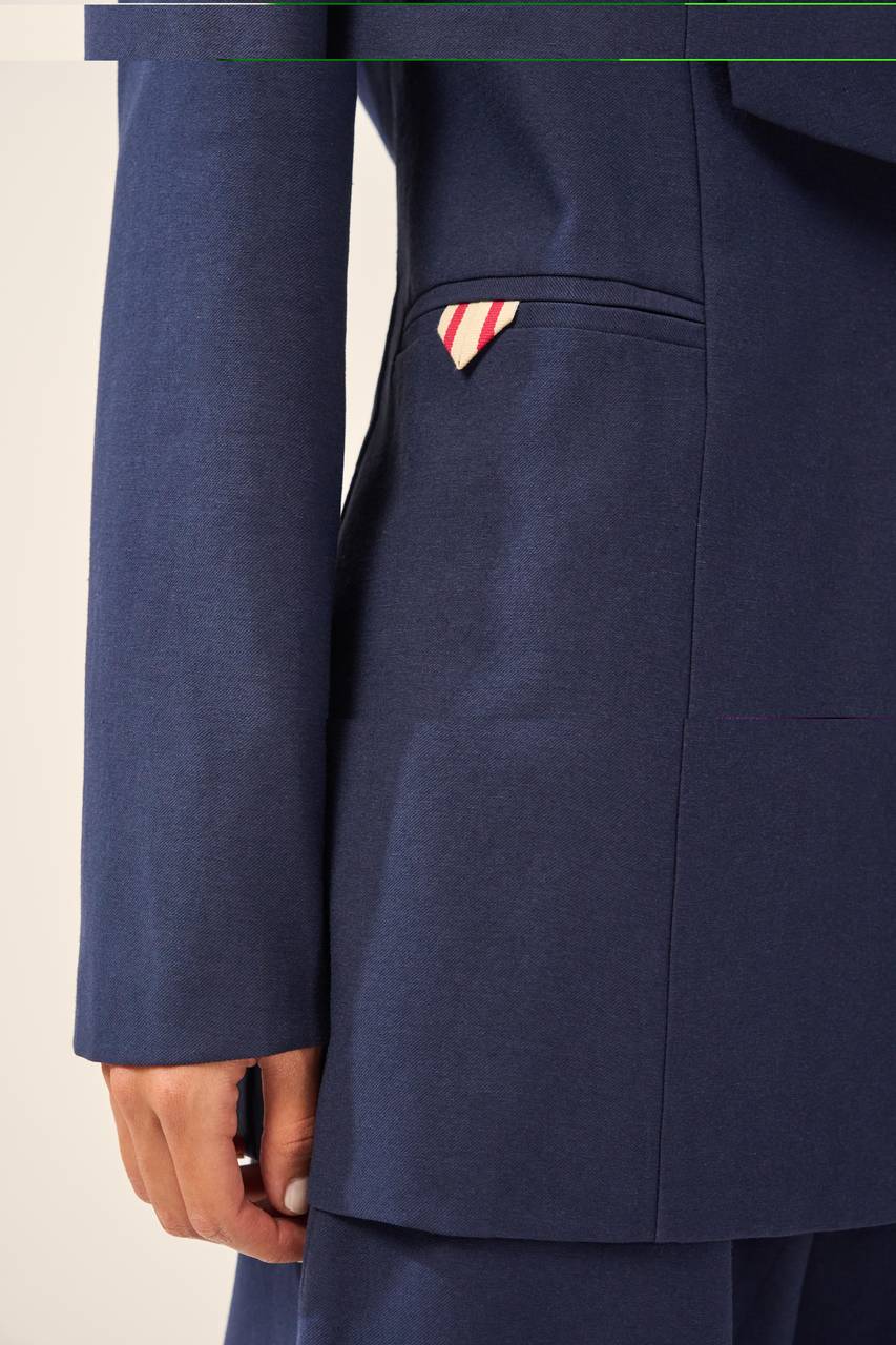 Blazer Alfaiataria Visco - Marinho BLZ0007MAR