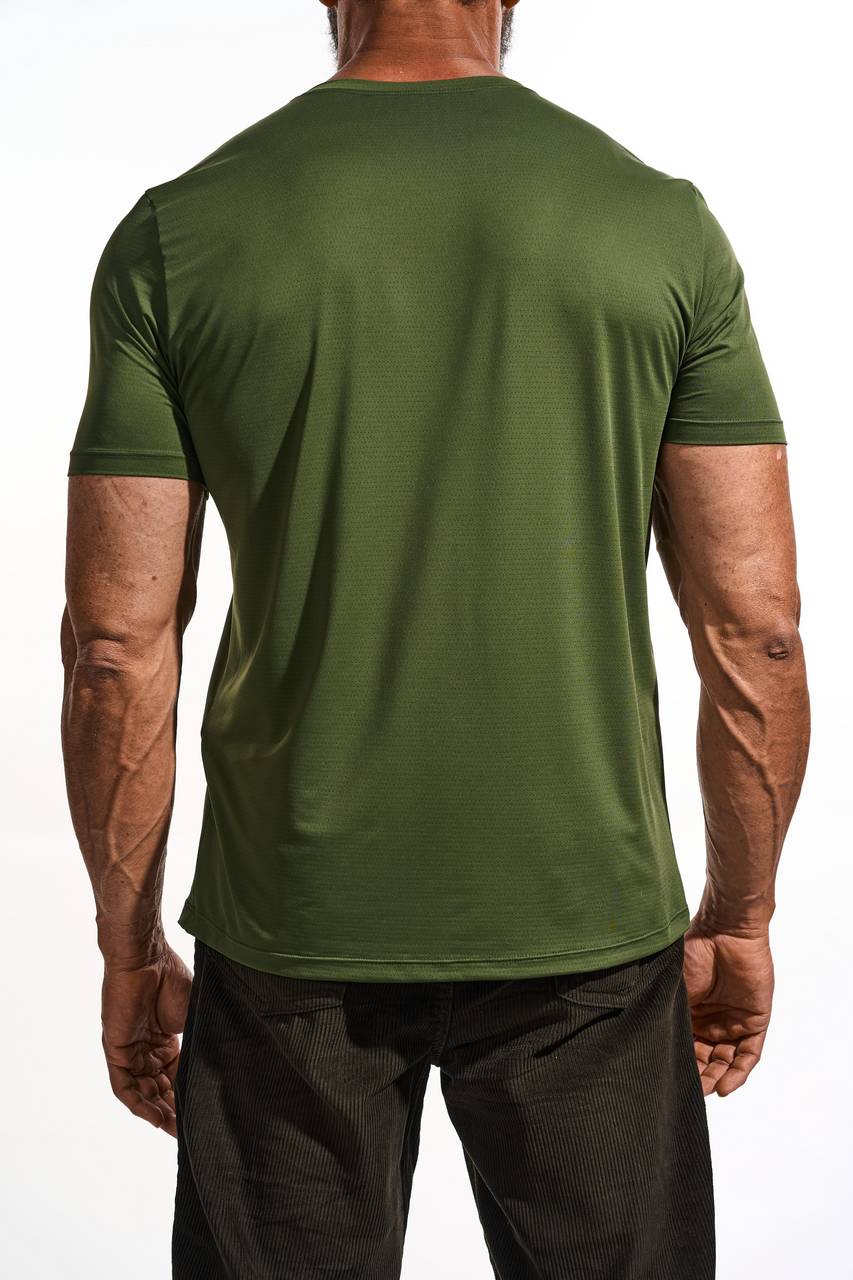 Blusa Masculina Com Manga Wind Dry - Verde Militar BLU0130VDMT