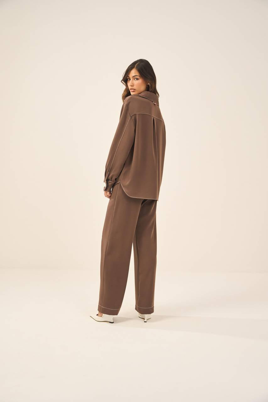 Calça Crepe - Marrom CAL0013MRO