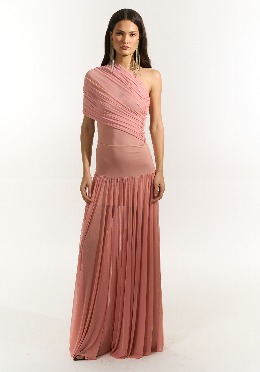 Body Detalhe Tule - Rose BOD0032RS