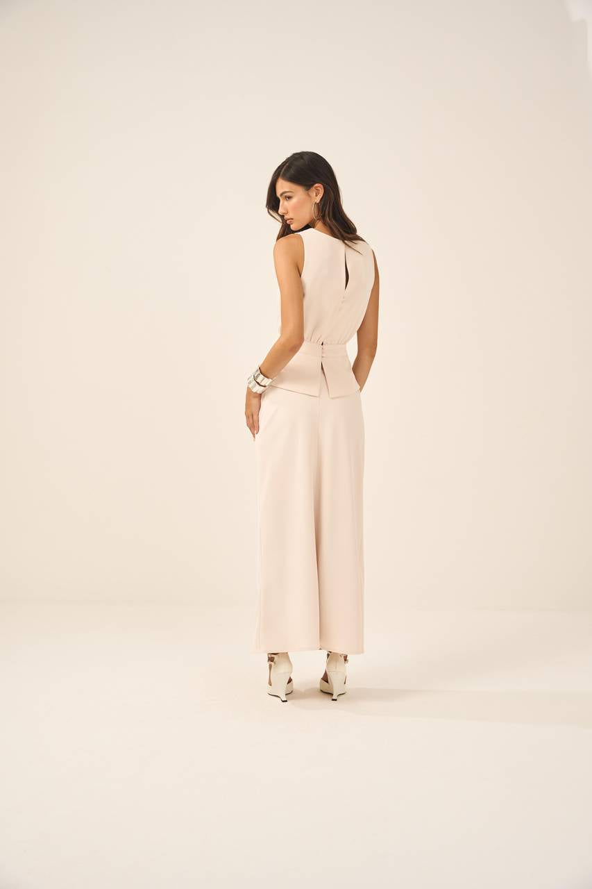 Blusa Peplum - Areia BLU0010-ARE