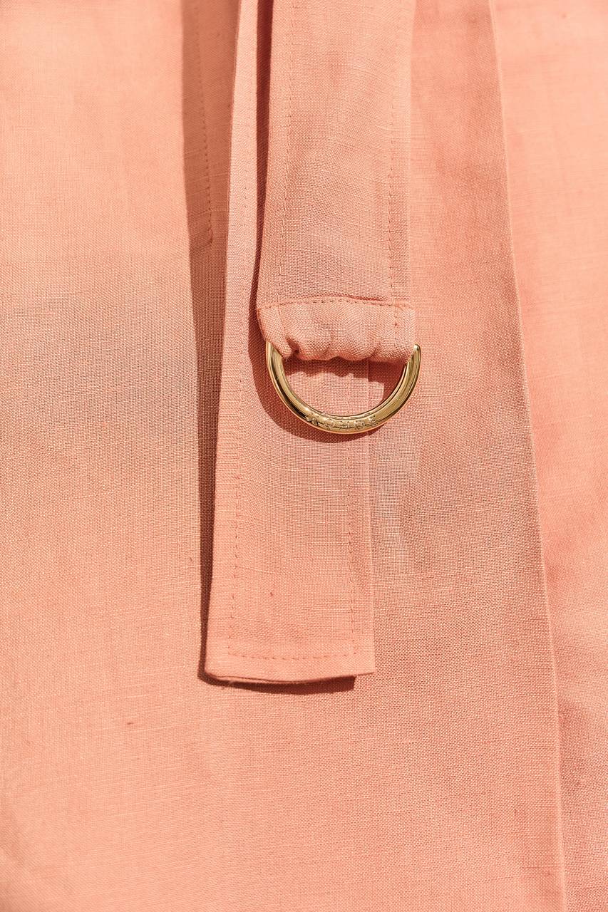 Chemise Linho Sem Manga - Peach VES0031-PEA