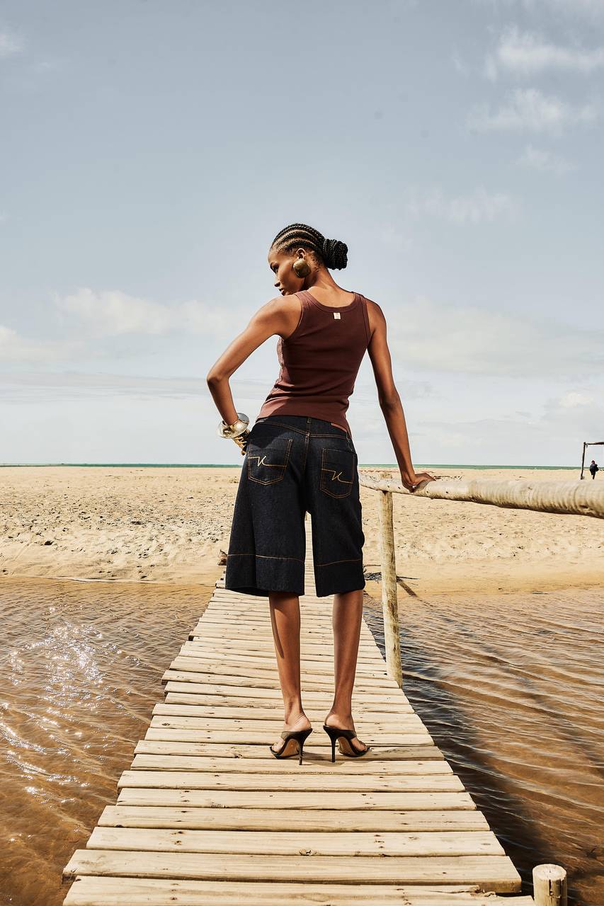 Bermuda Jeans Barra Larga - Jeans BER0021JEA