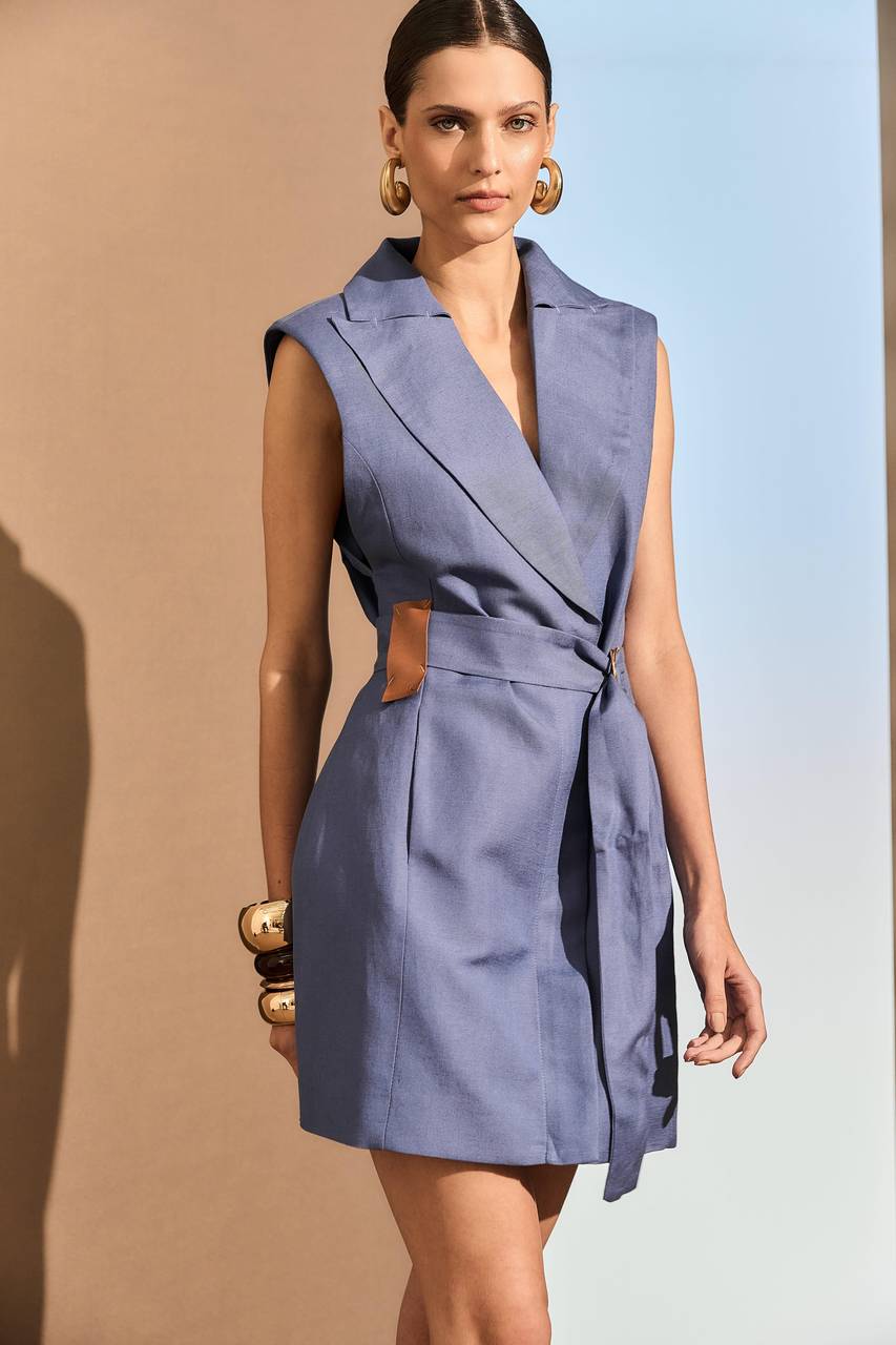 Colete Dress Box - Azul Denin COL0021AZ DEN