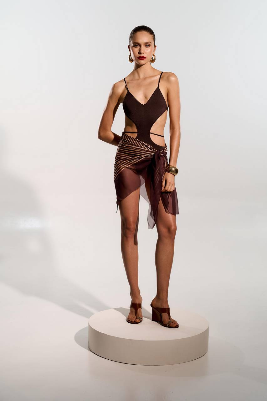 Maiô Asa Delta - Marrom MAI0031MRO