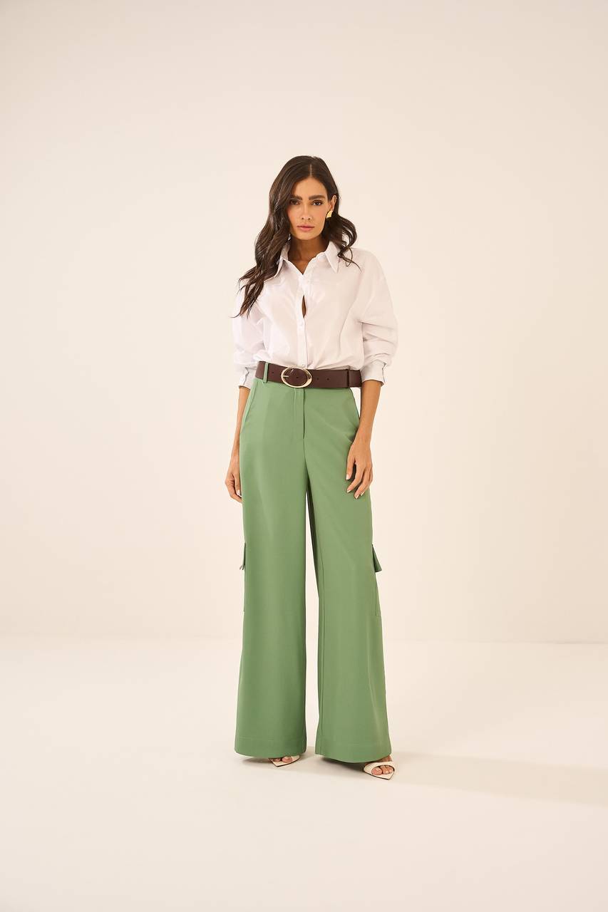 Calça Alfaiataria Bolsos Laterais - Caipirinha CAL0020CAI