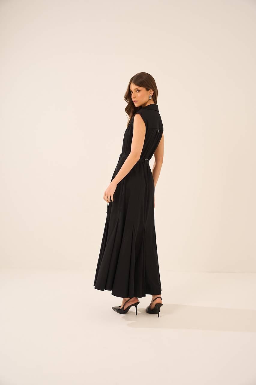 Vestido Abertura Frontal - Preto VES0014PTO