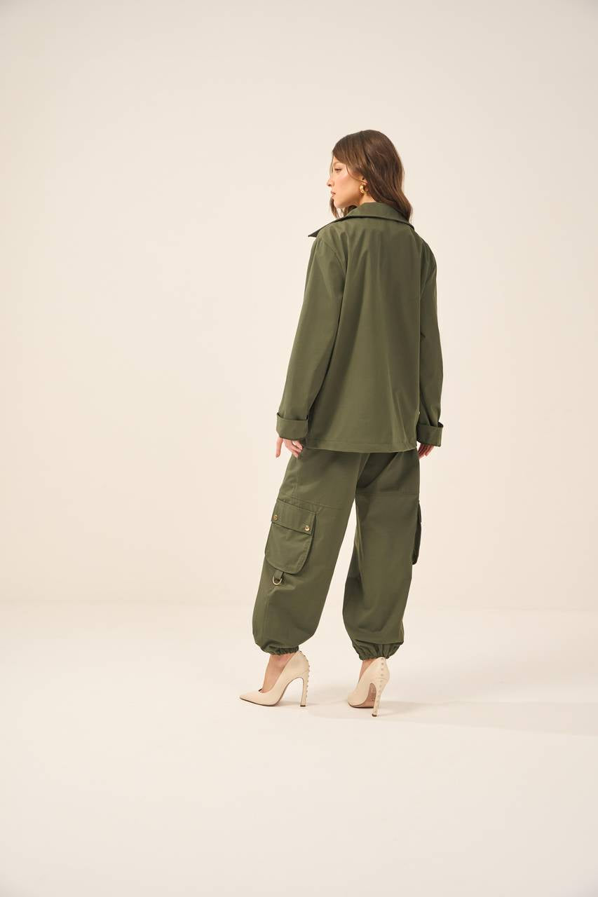 Calça Sarja Militar - Verde Militar CAL0006VDMT