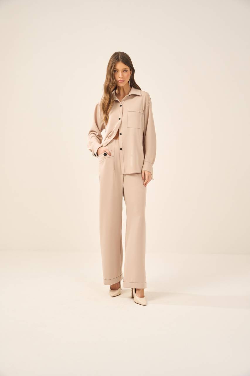 Calça Crepe - Areia CAL0013-ARE