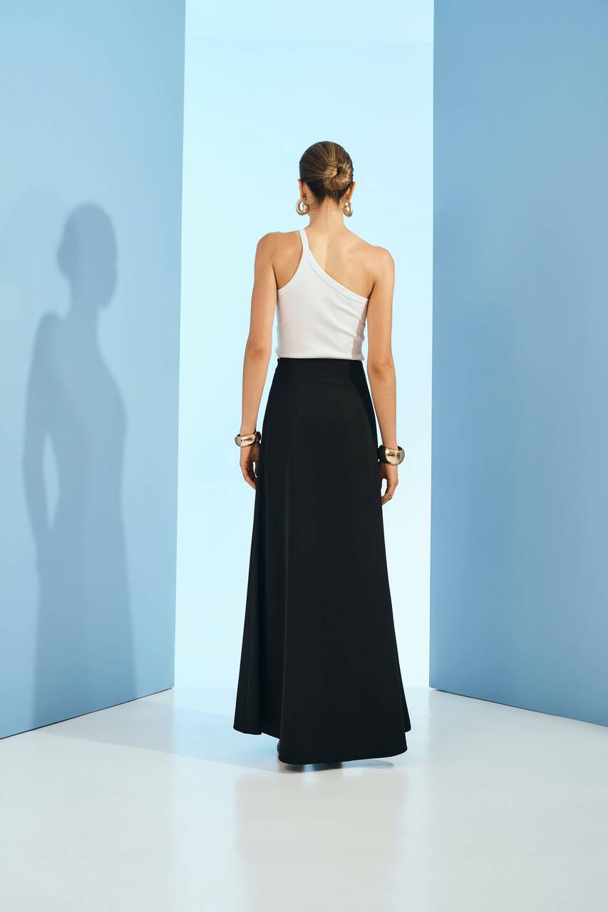 Blusa Um Ombro Só Com Transfer - Branco BLU0075BRA