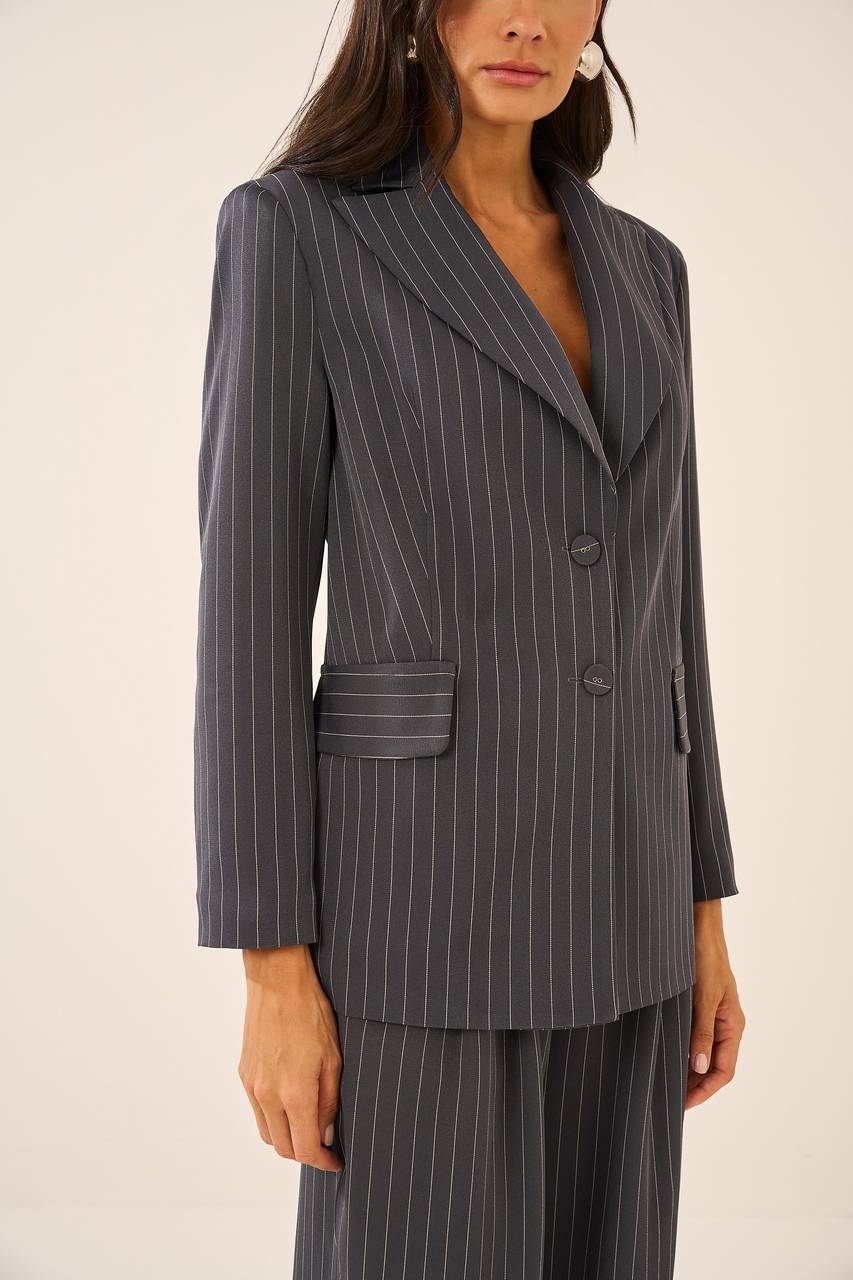 Blazer Risca De Giz - Chumbo BLZ0008CHU