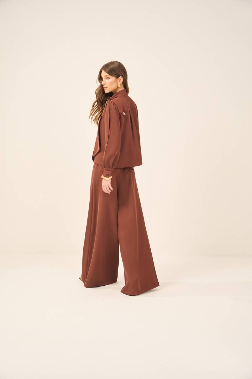 Calça Pantalona - Marrom CAL0012MRO