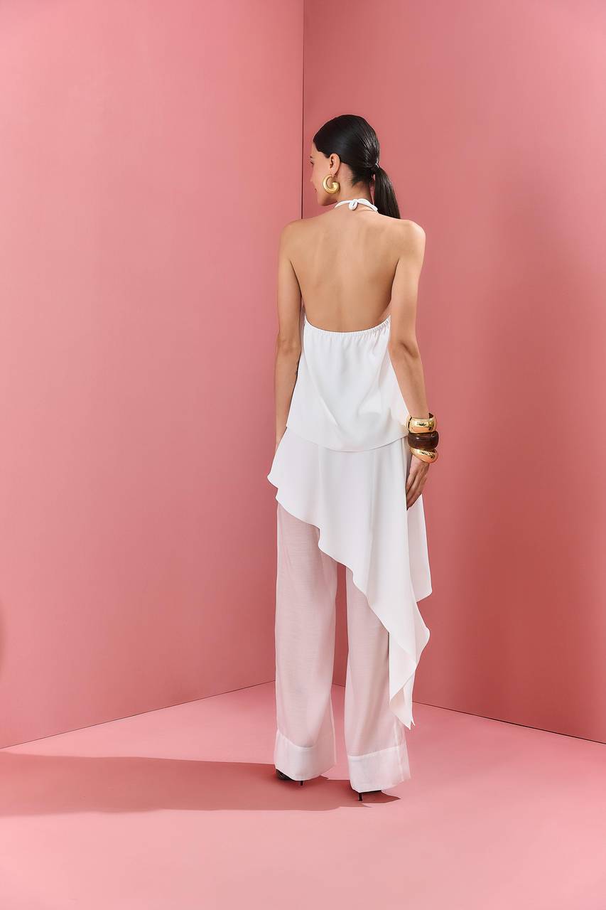Blusa Alça Degagê - Off White BLU0053OFF