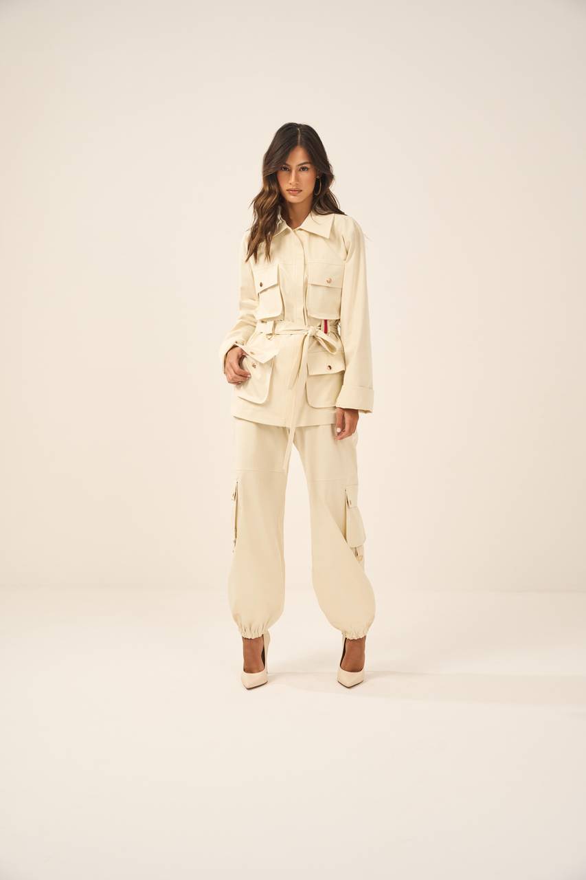 Calça Sarja Militar - Bege CAL0006BEG