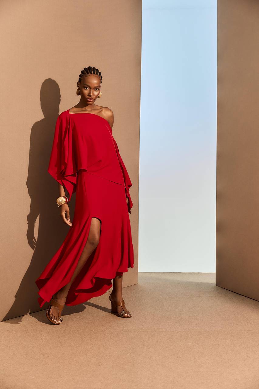 Blusa Crepe Ombro A Ombro - Vermelho BLU0033-VEM