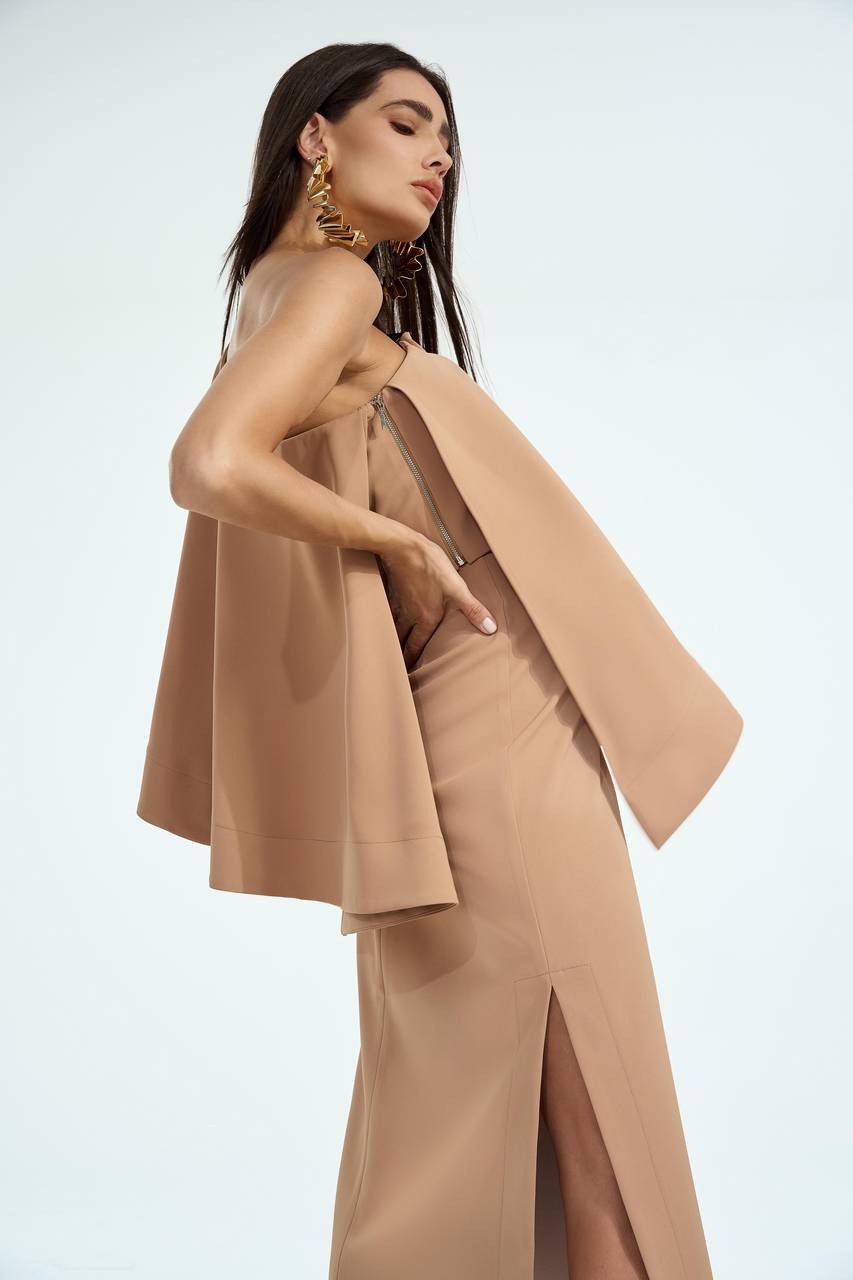 Blusa Ombro Só Jabour - Camel BLU0021CAM