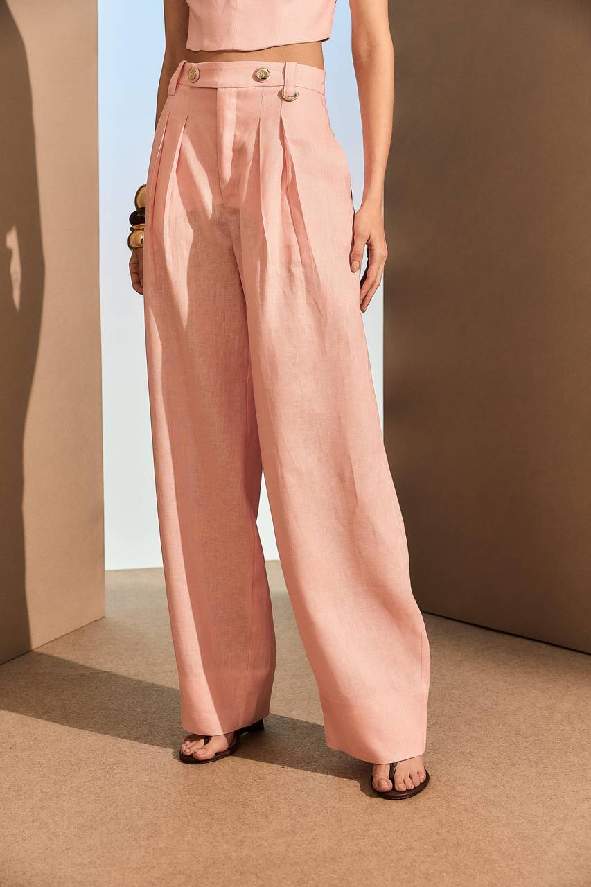 Calça Linho - Rosa CAL0057ROS