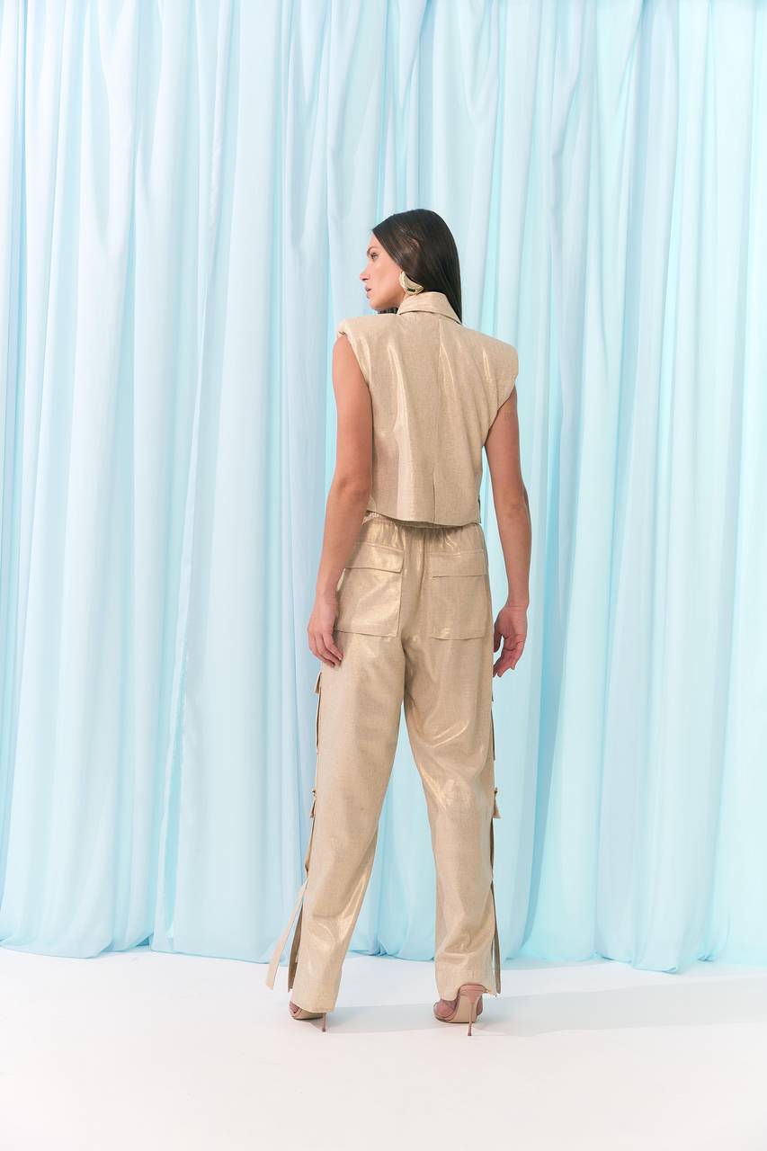 Calça Cargo Utilitário - Dourado CAL2012