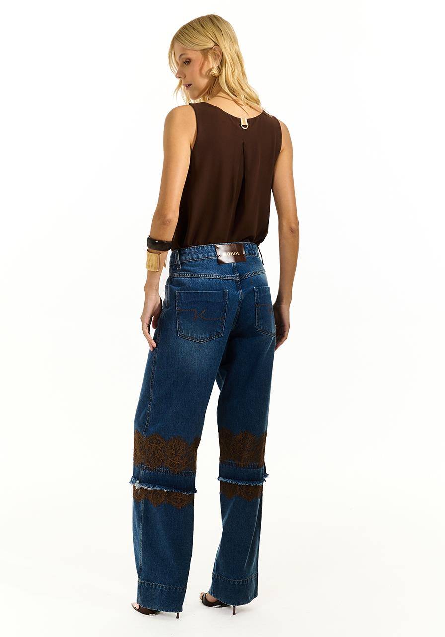 Calça Jeans Desfiada - Jeans CAL0198JEA