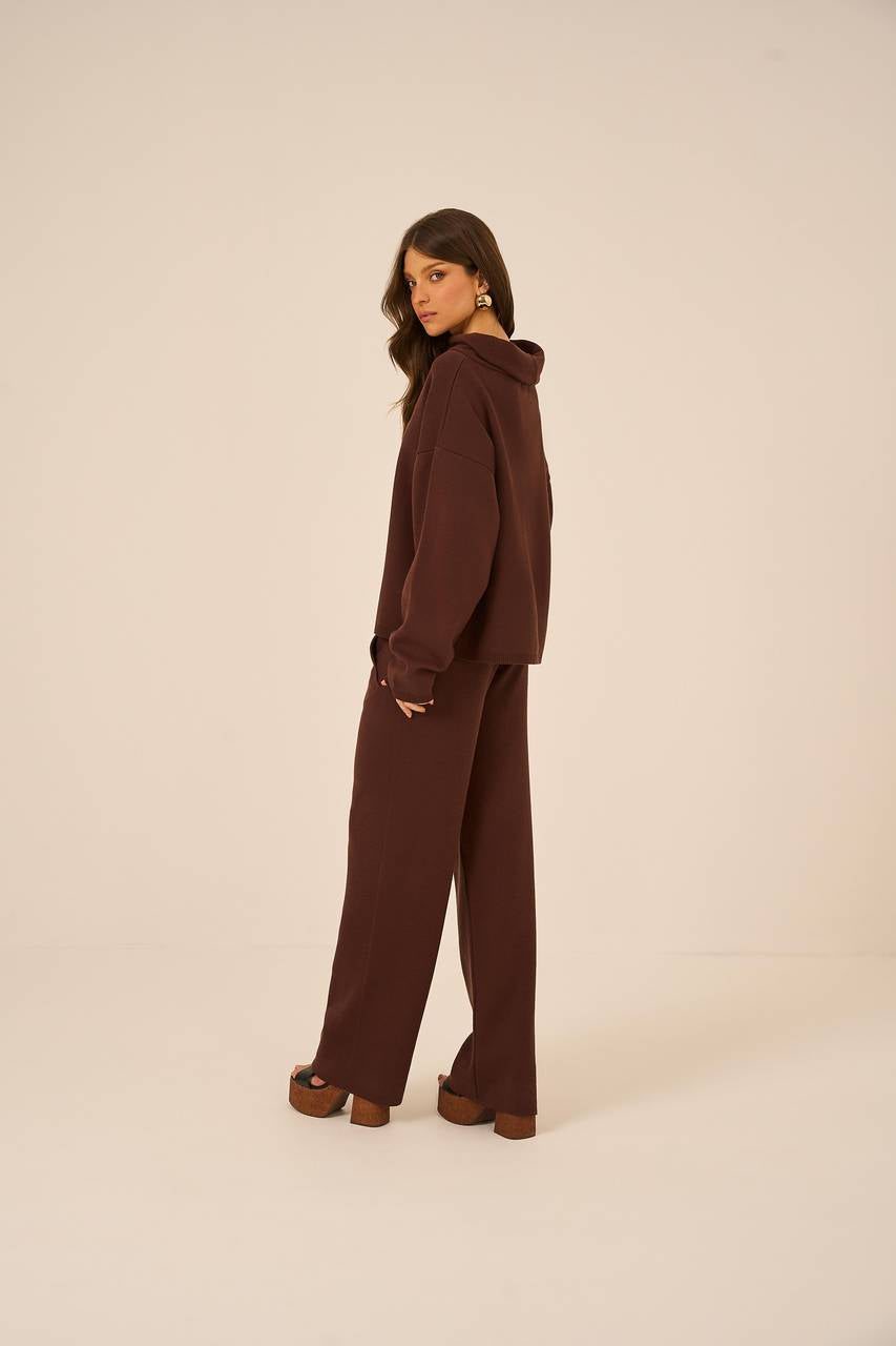 Calça Tricot - Marrom CAL0024MRO