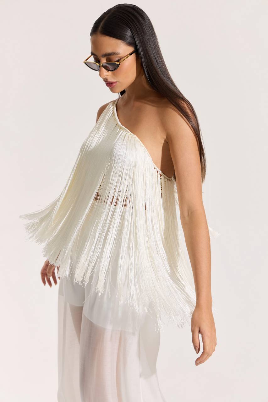 Top Ombro Crochê - Off White TOP0037OFF