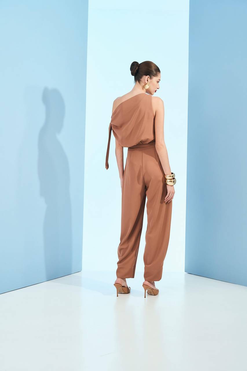 Calça Fenda Sobreposta - Mocha CAL0094MCH