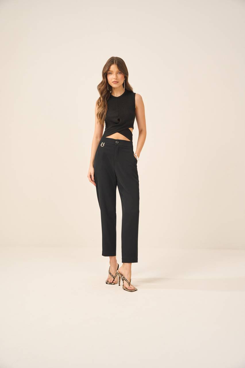 Top Tricot Cruzado - Preto TOP0001PTO