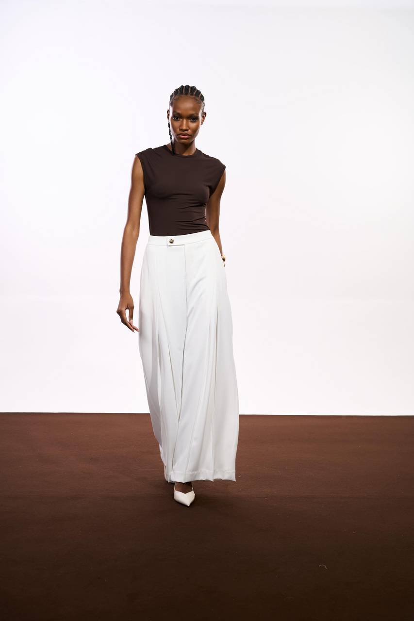 Calça Alfaiataria - Off White CAL0160OFF