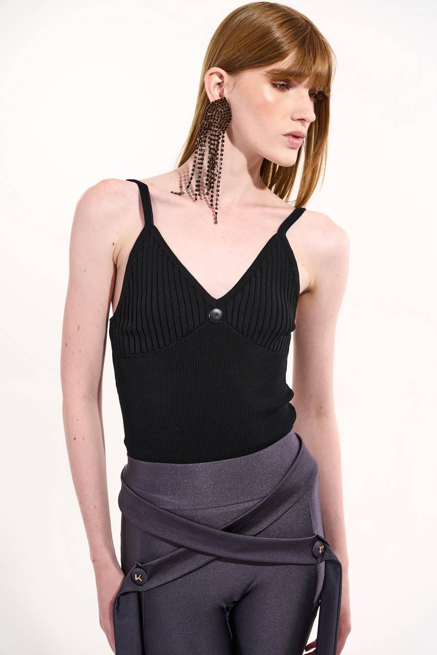 Regata Tricot - Preto BLU0065PTO