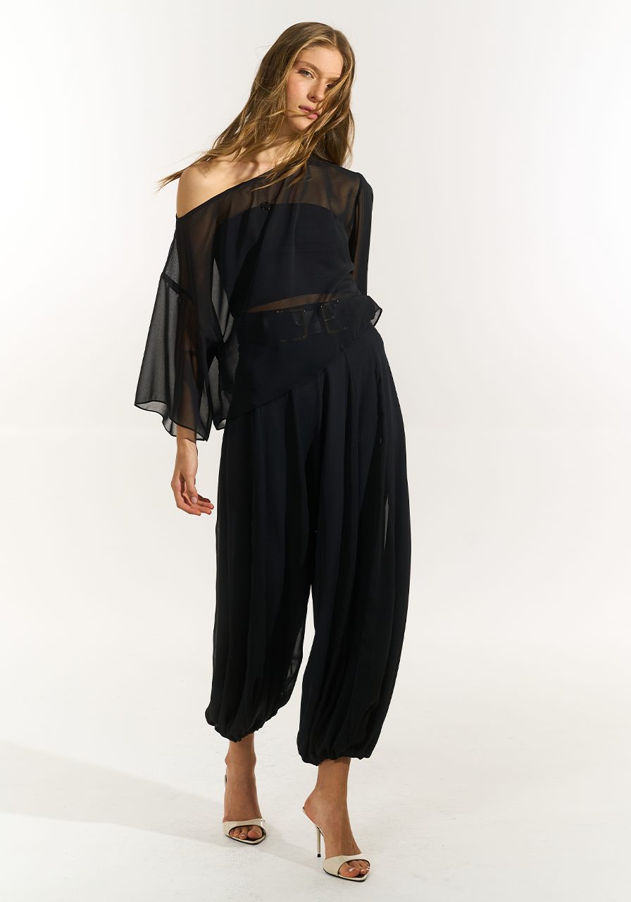 Calça Com Negas - Preto CAL0174PTO