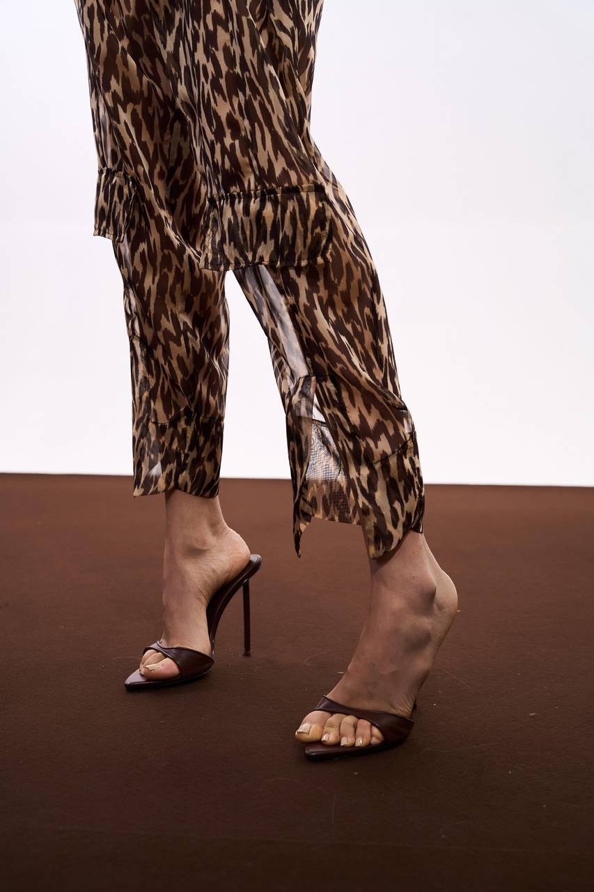 Calça Slouchy Animal Print - Animal Print Choco CAL0161ANPRCH