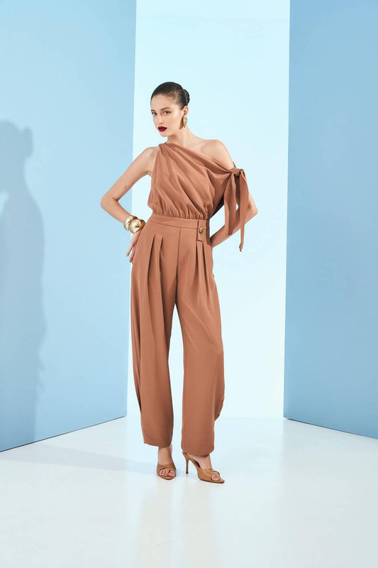Calça Fenda Sobreposta - Mocha CAL0094MCH