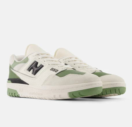 Tênis Unissex Nb550 - Bege / Verde TEN0006BE/VD