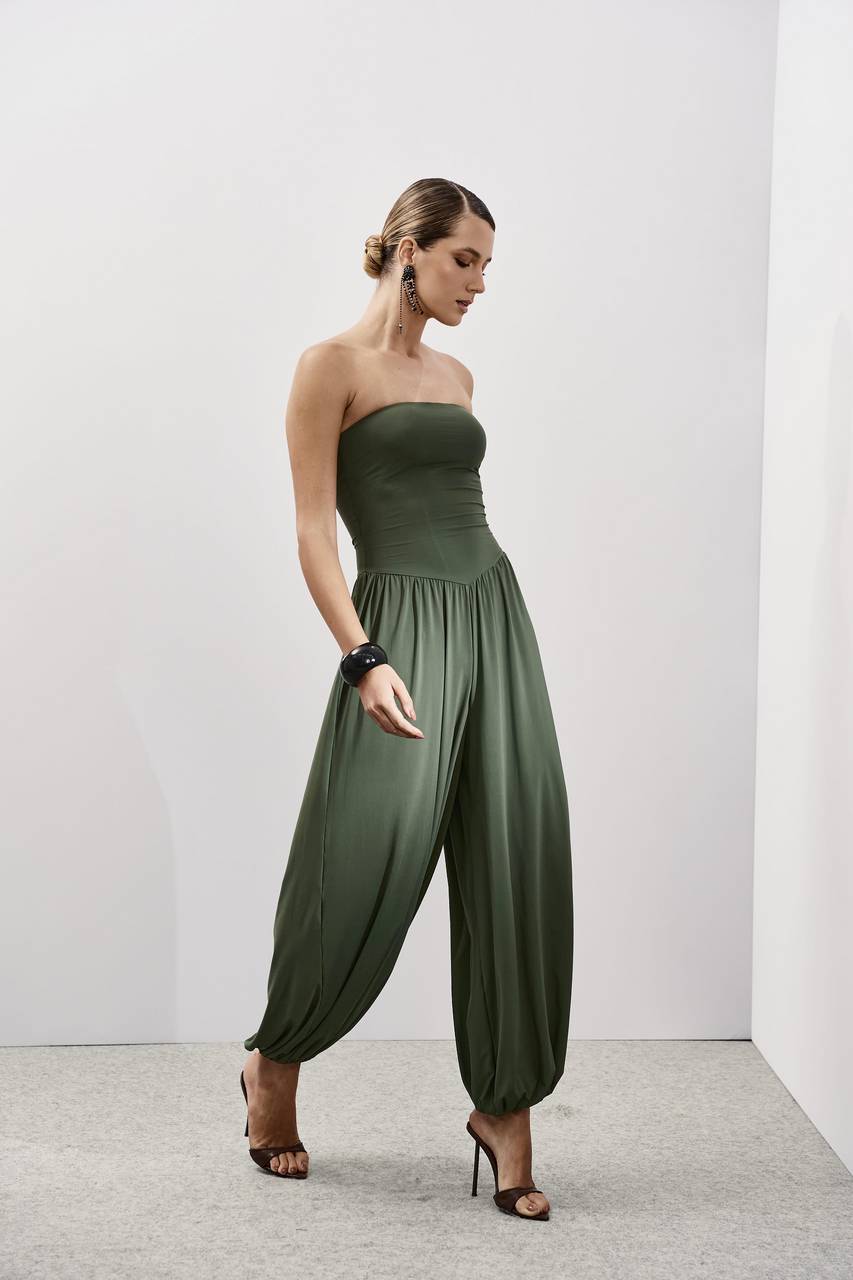 Macacão Tqc Poliamida Aladim - Verde Militar MAC0040VDMT