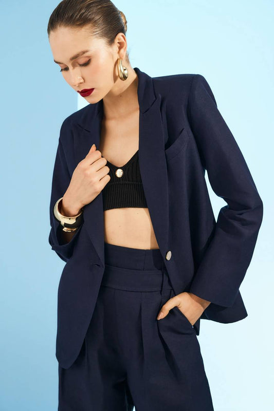 Blazer Linho - Marinho BLZ0017MAR